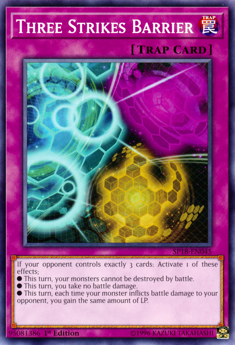 Three Strikes Barrier - SP18-EN045 - Common - 1st Edition available at 401 Games Canada