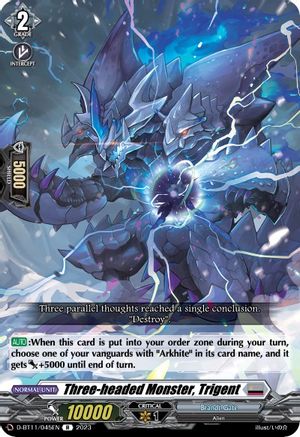 Three-headed Monster, Trigent - D-BT11/045EN - Rare available at 401 Games Canada