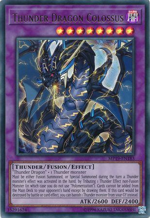 Thunder Dragon Colossus - MP19-EN183 - Ultra Rare - Unlimited available at 401 Games Canada