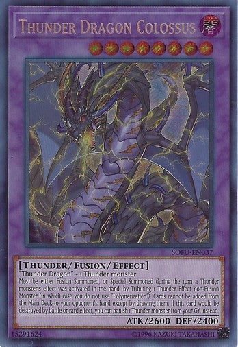 Thunder Dragon Colossus - SOFU-EN037 - Secret Rare - Unlimited available at 401 Games Canada