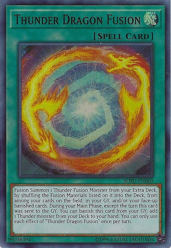 Thunder Dragon Fusion - SOFU-EN060 - Ultra Rare - Unlimited available at 401 Games Canada