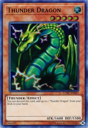 Thunder Dragon - LCKC-EN067 - Ultra Rare - Unlimited available at 401 Games Canada