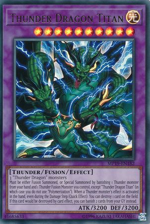 Thunder Dragon Titan - MP19-EN182 - Ultra Rare - Unlimited available at 401 Games Canada