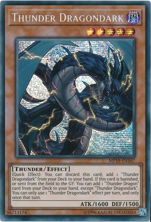 Thunder Dragondark - MP19-EN167 - Prismatic Secret Rare - Unlimited available at 401 Games Canada