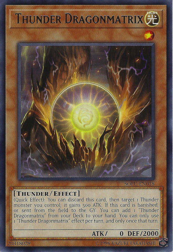 Thunder Dragonmatrix - SOFU-EN018 - Rare - Unlimited available at 401 Games Canada