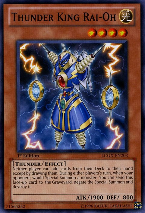 Thunder King Rai-Oh - LCGX-EN203 - Common - 1st Edition available at 401 Games Canada
