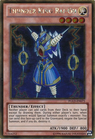 Thunder King Rai-Oh - PGLD-EN075 - Gold Rare - Unlimited available at 401 Games Canada