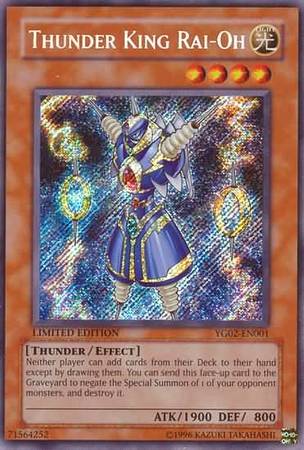 Thunder King Rai-Oh - YG02-EN001 - Secret Rare available at 401 Games Canada