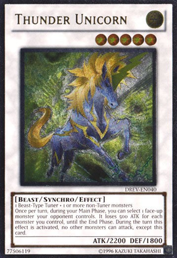 Thunder Unicorn - DREV-EN040 - Ultimate Rare - Unlimited available at 401 Games Canada