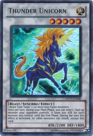 Thunder Unicorn - DREV-EN040 - Ultra Rare - Unlimited available at 401 Games Canada