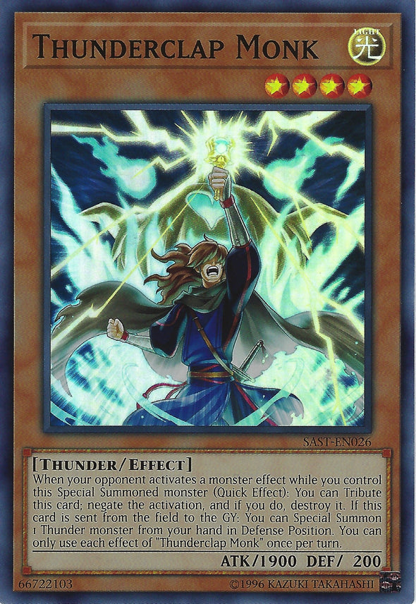 Thunderclap Monk - SAST-EN026 - Super Rare - Unlimited available at 401 Games Canada