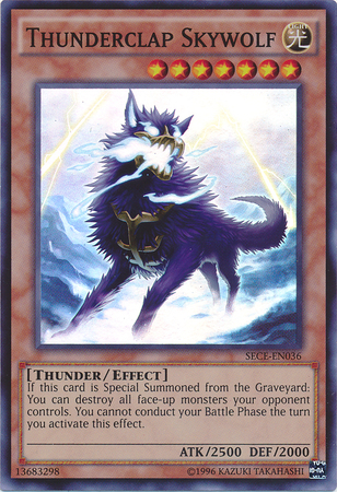 Thunderclap Skywolf - SECE-EN036 - Super Rare - Unlimited available at 401 Games Canada