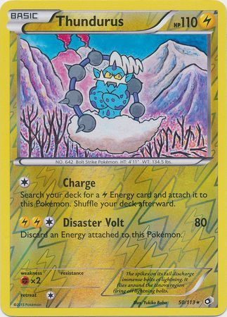 Thundurus - 50/113 - Holo Rare - Reverse Holo available at 401 Games Canada