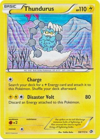 Thundurus - 50/113 - Holo Rare available at 401 Games Canada