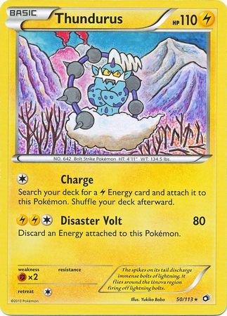 Thundurus - 50/113 - Rare - Theme Deck Exclusive available at 401 Games Canada