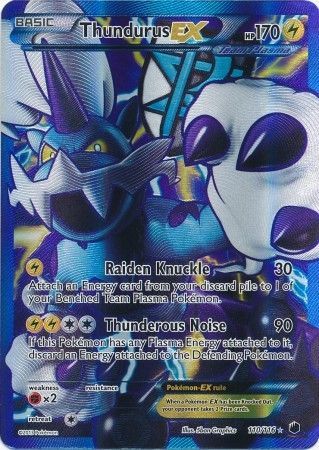 Thundurus EX - 110/116 - Full Art Ultra Rare available at 401 Games Canada