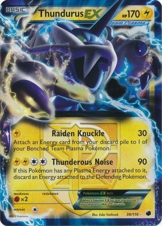 Thundurus EX - 38/116 - Ultra Rare available at 401 Games Canada