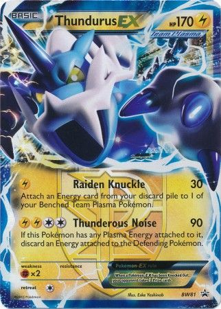 Thundurus EX - BW81 - Ultra Rare available at 401 Games Canada