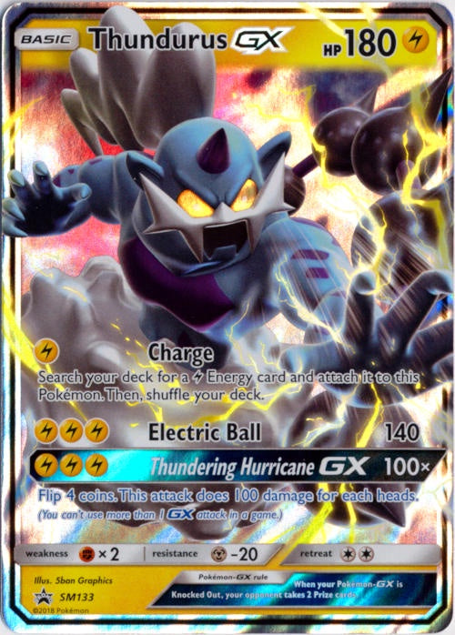 Thundurus GX - SM133 - Promo available at 401 Games Canada