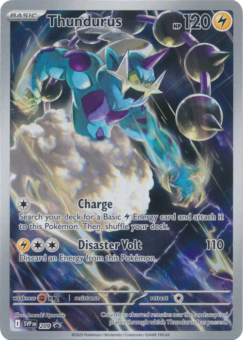 Thundurus - SVP209 - Illustration Rare Promo
