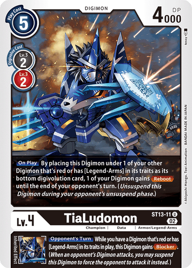 TiaLudomon - ST13-11 - Uncommon available at 401 Games Canada