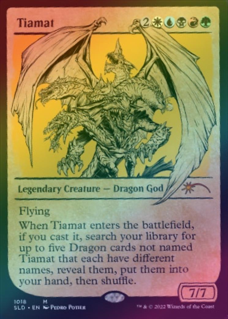 Tiamat - Here Be Dragons Secret Lair (Foil) (SLD)