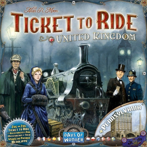 Ticket To Ride - Map Pack 5 - United Kingdom available at 401 Games Canada