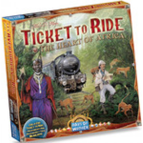 Ticket to Ride - Map Pack 3 - The Heart of Africa available at 401 Games Canada