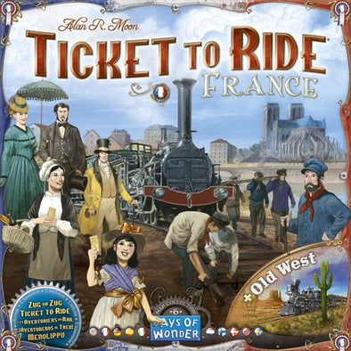 Ticket to Ride - Map Pack 6 - France & Old West available at 401 Games Canada