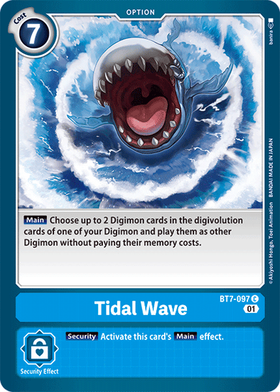 Tidal Wave - BT7-097 - Common available at 401 Games Canada