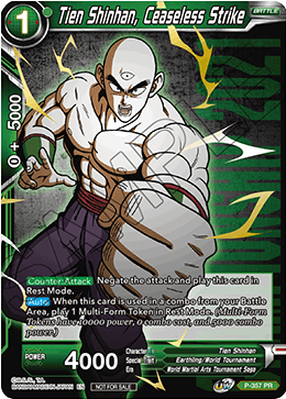 Tien Shinhan, Ceaseless Strike - P-357 - Promo (Championship 2021) (Winner Gold Stamped) available at 401 Games Canada