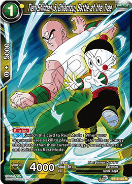 Tien Shinhan & Chiaotzu, Battle at the Tree - BT15-101 - Rare available at 401 Games Canada