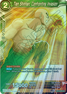 Tien Shinhan, Confronting Invasion - BT15-078 - Uncommon (FOIL) available at 401 Games Canada