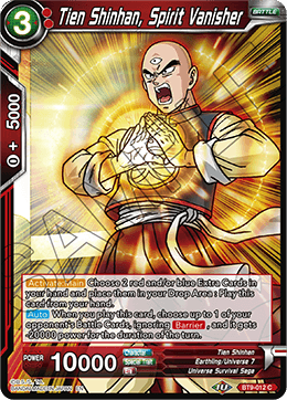 Tien Shinhan, Spirit Vanisher - BT9-012 - Common (FOIL) available at 401 Games Canada