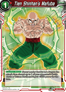 Tien Shinhan's Mafuba - DB3-025 - Common available at 401 Games Canada