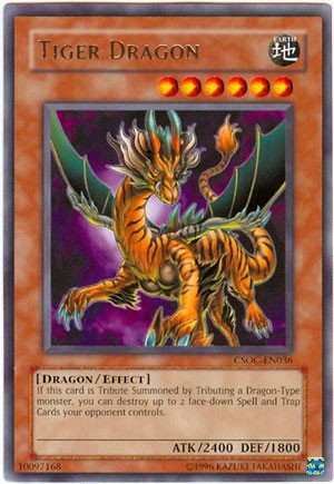 Tiger Dragon - CSOC-EN036 - Rare - Unlimited available at 401 Games Canada