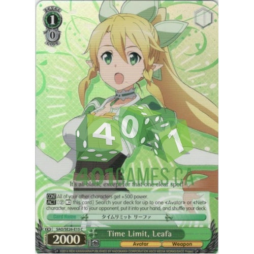 Time Limit, Leafa (Foil) available at 401 Games Canada