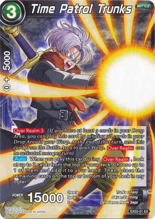 Time Patrol Trunks - EX02-01 - Expansion Rare available at 401 Games Canada