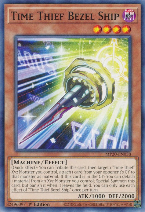 Time Thief Bezel Ship - MP20-EN038 - Common - 1st Edition available at 401 Games Canada