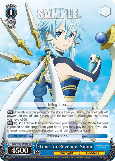 Time for Revenge, Sinon (SR) available at 401 Games Canada