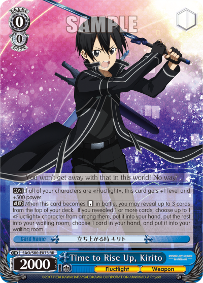 Time to Rise Up, Kirito (RR) available at 401 Games Canada