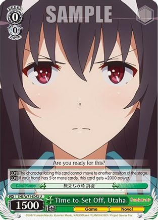 Time to Set Off, Utaha - SHS/W71-E042 - Uncommon available at 401 Games Canada