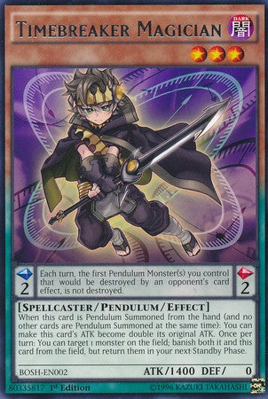 Timebreaker Magician - BOSH-EN002 - Rare - 1st Edition available at 401 Games Canada