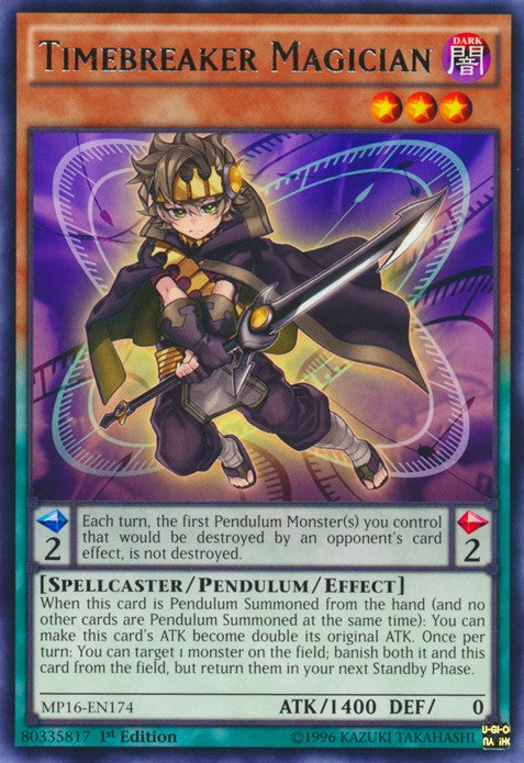 Timebreaker Magician - MP16-EN174 - Rare - 1st Edition available at 401 Games Canada