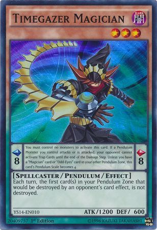 Timegazer Magician - YS14-EN010 - Super Rare - 1st Edition available at 401 Games Canada