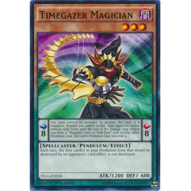 Timegazer Magician - YS16-EN010 - Common - 1st Edition available at 401 Games Canada