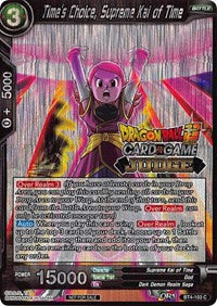 Time's Choice, Supreme Kai of Time - BT4-103 - Judge Promo (Foil) available at 401 Games Canada