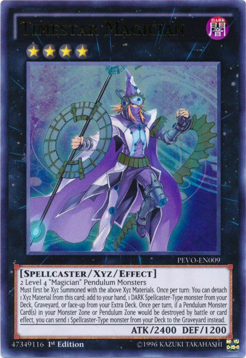 Timestar Magician - PEVO-EN009 - Ultra Rare - 1st Edition available at 401 Games Canada