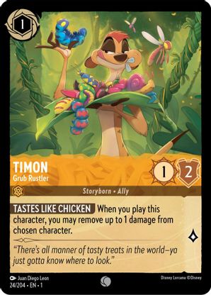 Timon (Grub Rustler) - 24/204 - Common available at 401 Games Canada