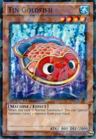 Tin Goldfish - DT07-EN057 - Normal Parallel Rare available at 401 Games Canada